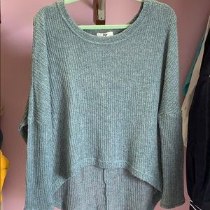 Cute greyish-blue sweater🌊